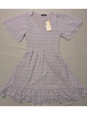 NWT BTFBM Lavender Spring Empire Waist Dress Small